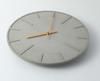 Nbdeal Silent Radio-Controlled Wall Clock with Wooden Dial, Analog, 30cm Diameter, Gray, XAH-5479