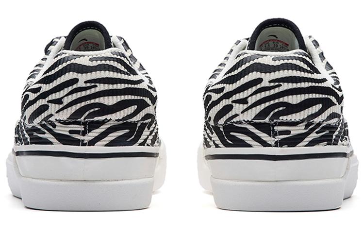 Women's Sneakers Anta Ao Li Abrasion Resistant Low Top Skateboard Shoes Women's Black White