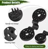 50PCS Garden Tools Greenhouse Shade Cloth Fix Clips Sunshade Net, Sunblock Plastic Grommet Fence Netting Hooks