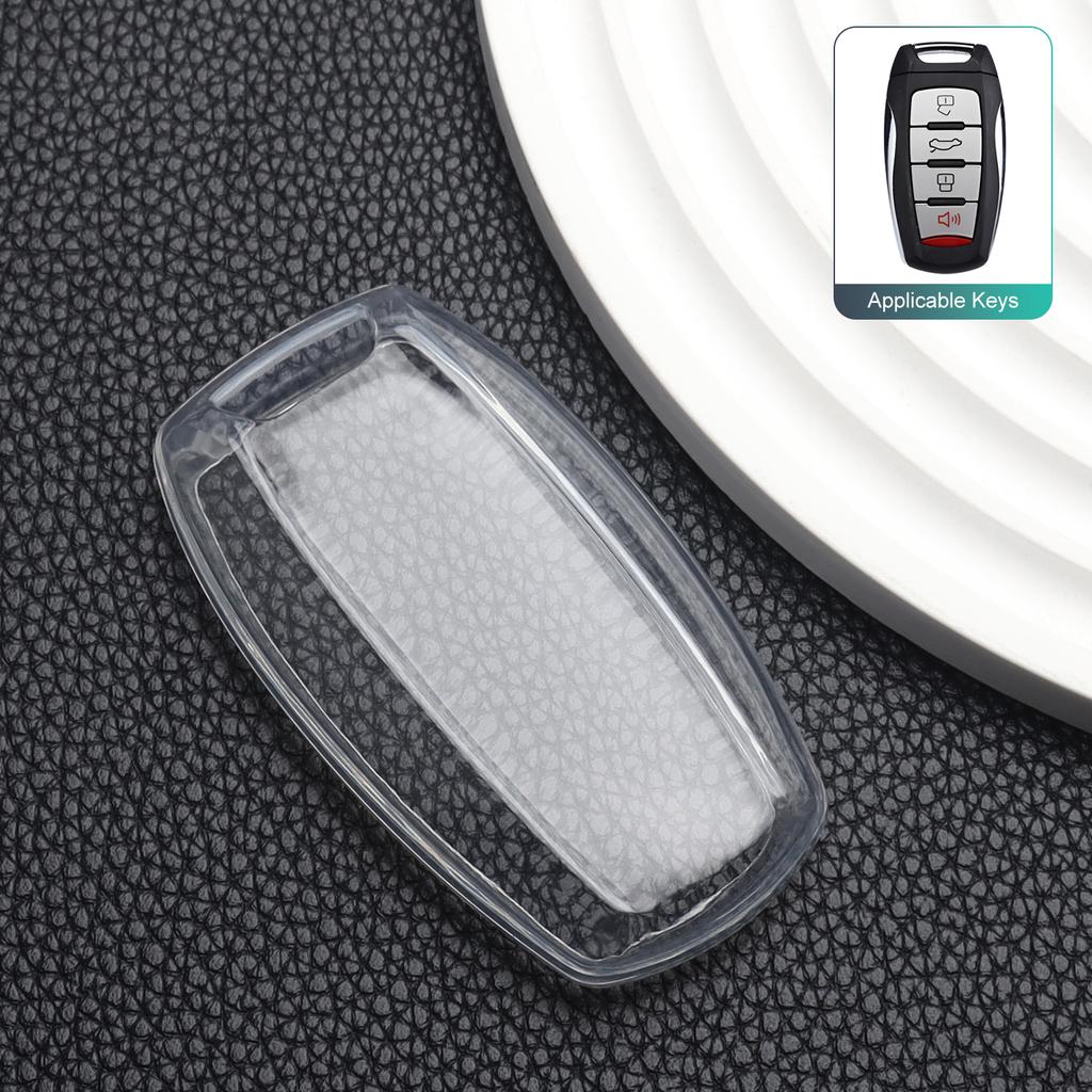 Transparent TPU Car Key Case Cover for Haval H6 2024 2025 Jolion Dargo H5 F5 F7 F7X M6 Protection Key Shell Car Accessories