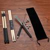 Drum Rod Sticks Set Wire Brushes Drum Key Percussion Instrument Accessories for Jazz Folk Acoustic Music Lover
