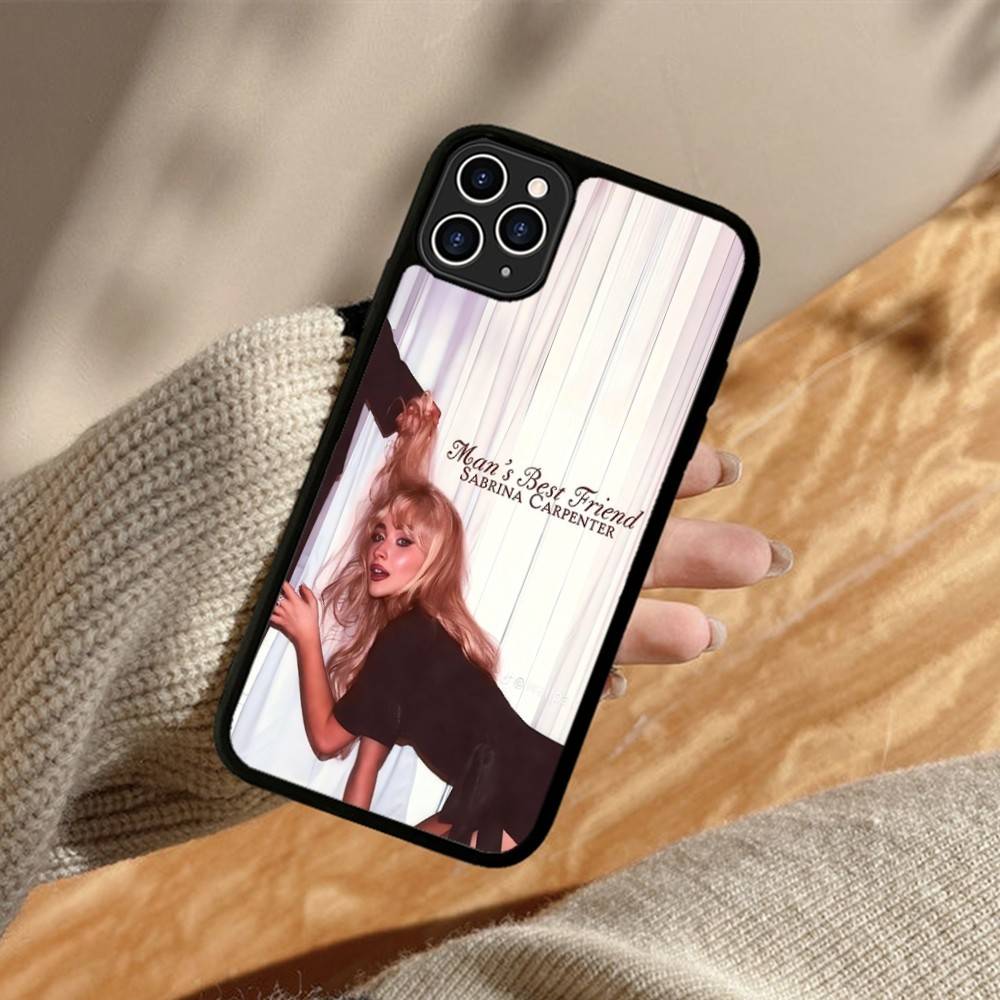 Singer S-Sabrina C-Carpenter Phone Case For iPhone 17 16 15 14 13 12 11 Pro Max Plus PC+TPU Shockproof Back Cover