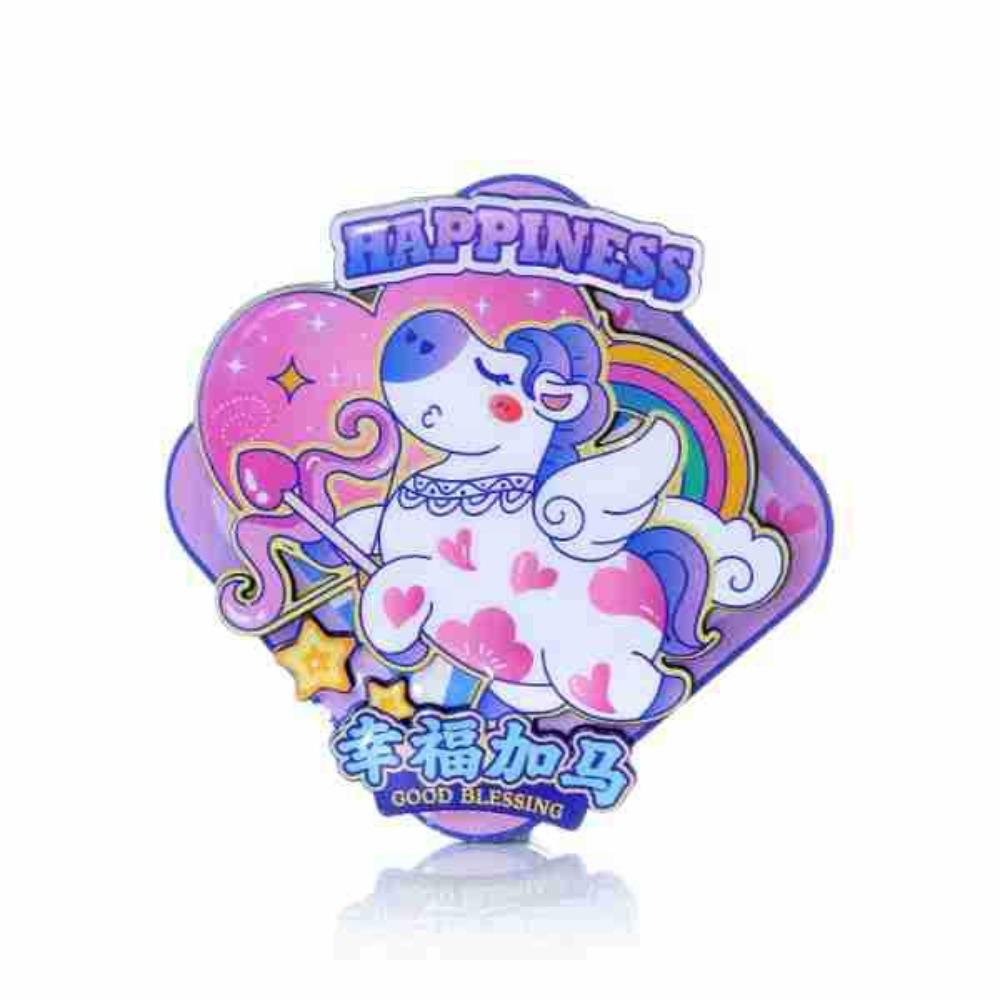 Holz Neujahr Magnetaufkleber Glückssegen Festliches Pferd Kühlschrankaufkleber Dekoration im chinesischen Stil