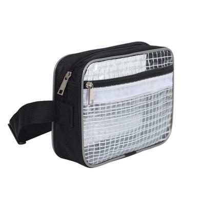 [GooTouch] Engineer Bag 8 Inch Small and Lightweight Waist Bag Transparent Shoulder Bag for Clean Room 25 X 16 X 6 (8inch/2.4L_WB)