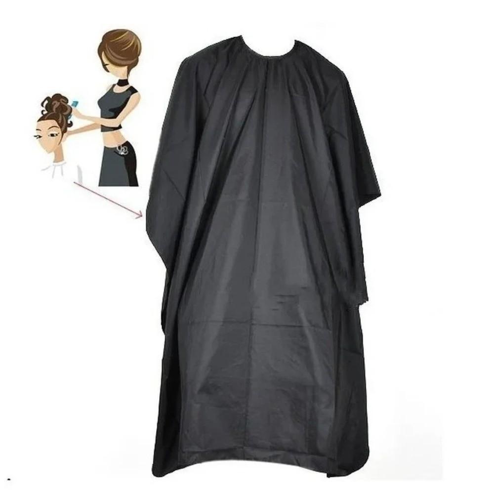 Black Hairdressing Cape Professional Hair- Salon Barber Cloth Wrap Protect Gown Apron Waterproof Cutting Gown Hair Cloth Wrap