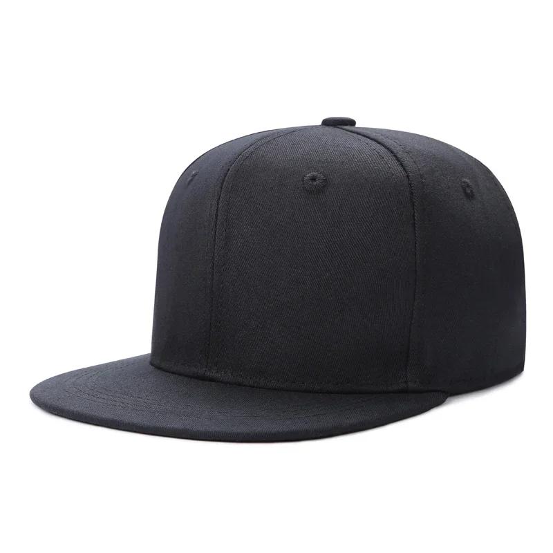 Casquette Skateboard Fermée Derrière Grande 64cm pour Homme Casquette de Baseball Ajustée XXL Homme Grande Taille Casquettes Snapback Chapeau de Football Uni 60cm 62cm
