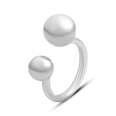 Silver Ring Without Stones, Product Weight 4.44 G (2161158)