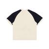 adidas Originals Sporty & Rich Women's Cream Navy 3-Stripes Short Sleeve T-Shirt IN5251