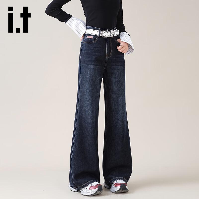 Izzue IT Women's High-Waisted Slim Bootcut Jeans