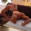 Plush Arm Pillow Hunky Chest Body Shape Pillow Funny Prank Husband Pillow  Sleep Cushion