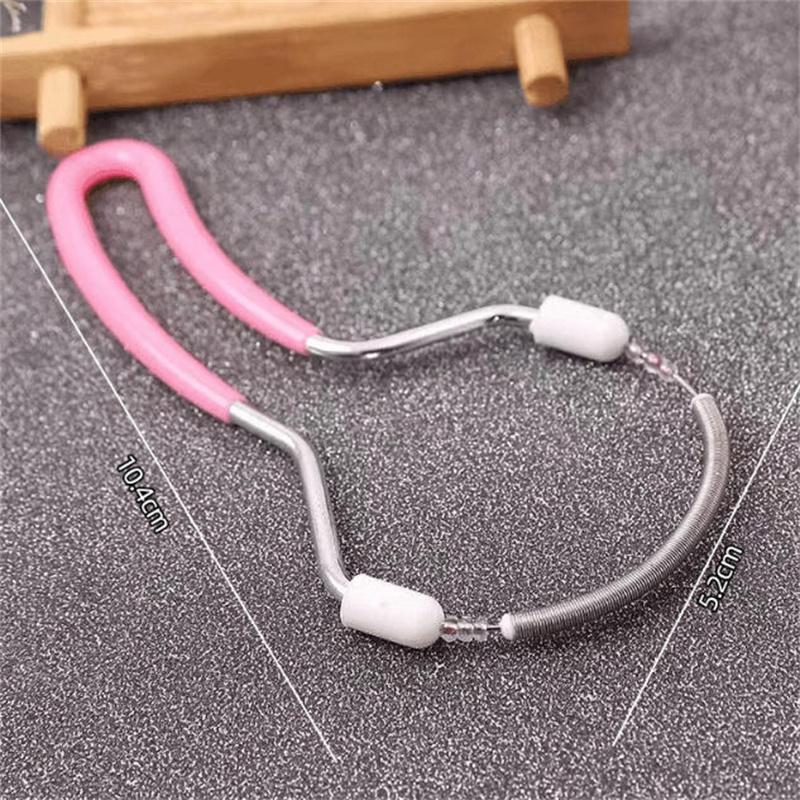 1/2PCS Women's Facial Hair Remover Tool for Upper Lip Chin Face Neck - Efficient Unwanted Hair Removal Spring Device
