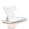 30W LED Fast Wireless Charger Stand 3 In 1 Foldable Charging Station For iPhone 15 14 13 12 11 Apple Watch 9 8 7 6 5 Airpods Pro