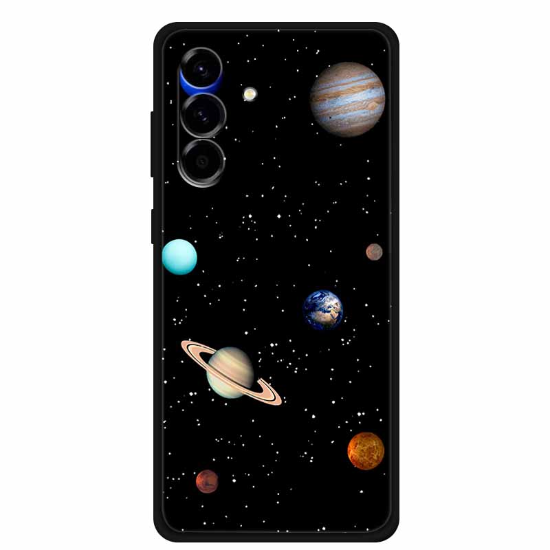 Custodia per Telefono per Samsung Galaxy S26 Custodia Nera in Silicone TPU Cover Posteriori per GalaxyS26 S 26 Custodia SamsungS26 Morbidi Paracolpi Protettivi