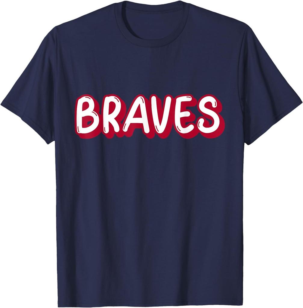 Vintage Braves Shirt Retro Throwback T-Shirt