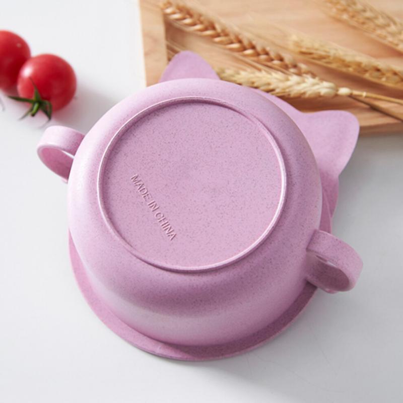 Small Bowl Wheat Straw 1set 6.3x5.7x2.4in