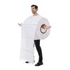Halloween new couple spoof toilet paper acting clothes toilet paper masquerade party stage performance clothes