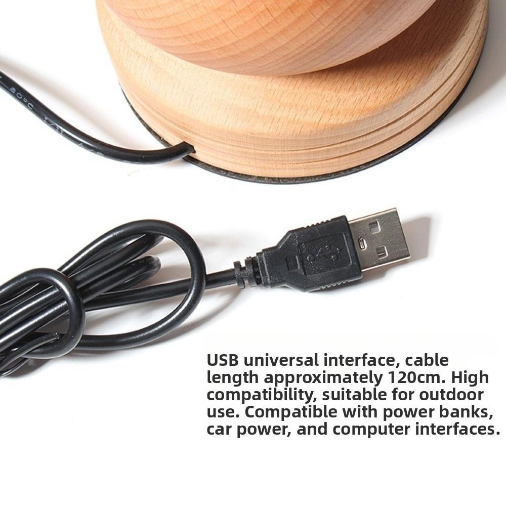 Easy Rotation Wooden Bead Spinner Solid Wood Bead Loader Spinner Jewelry Making
