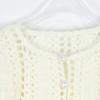 Korean Style Crochet Knit Cardigan - Women's Loose Chic Short Outerwear for Spring & Autumn