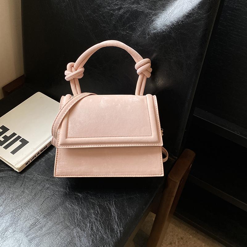 Eine stilvolle einfarbige PU-Material Damen-Schultertasche Handtasche, eine Vielzahl von Macaron-Farben, zart und klein, neu