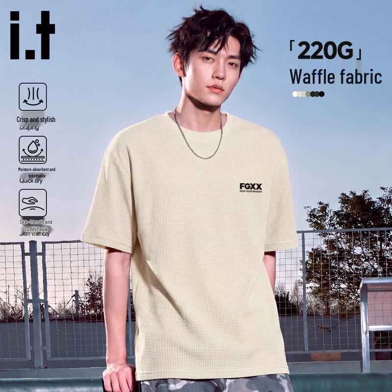 Fingercroxx Men s Waffle Knit Short Sleeve T-Shirt 3XL