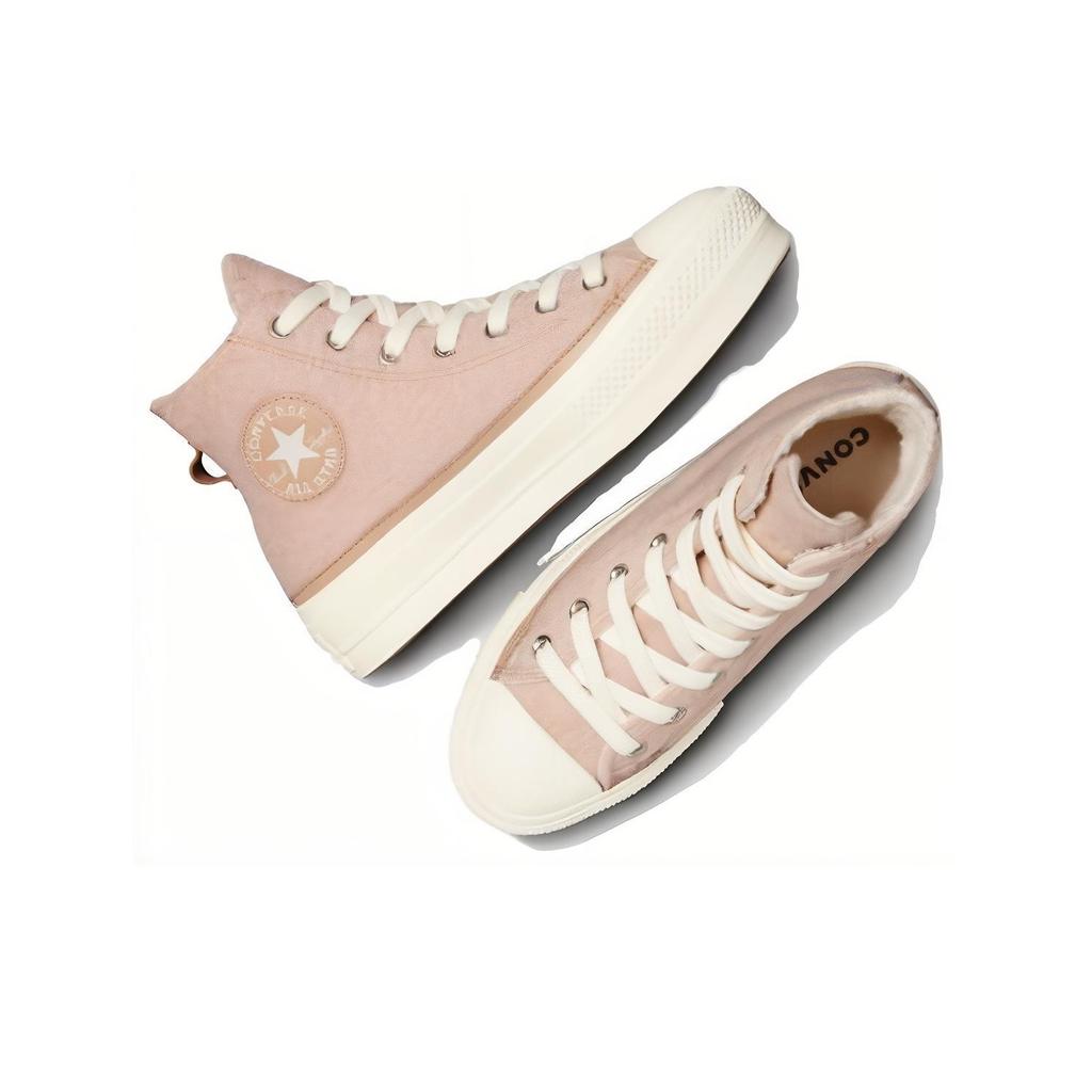 New Chuck Taylor All Star Women's Converse Lift Platform High 'Faux Mohair Egret' Women's A07944C