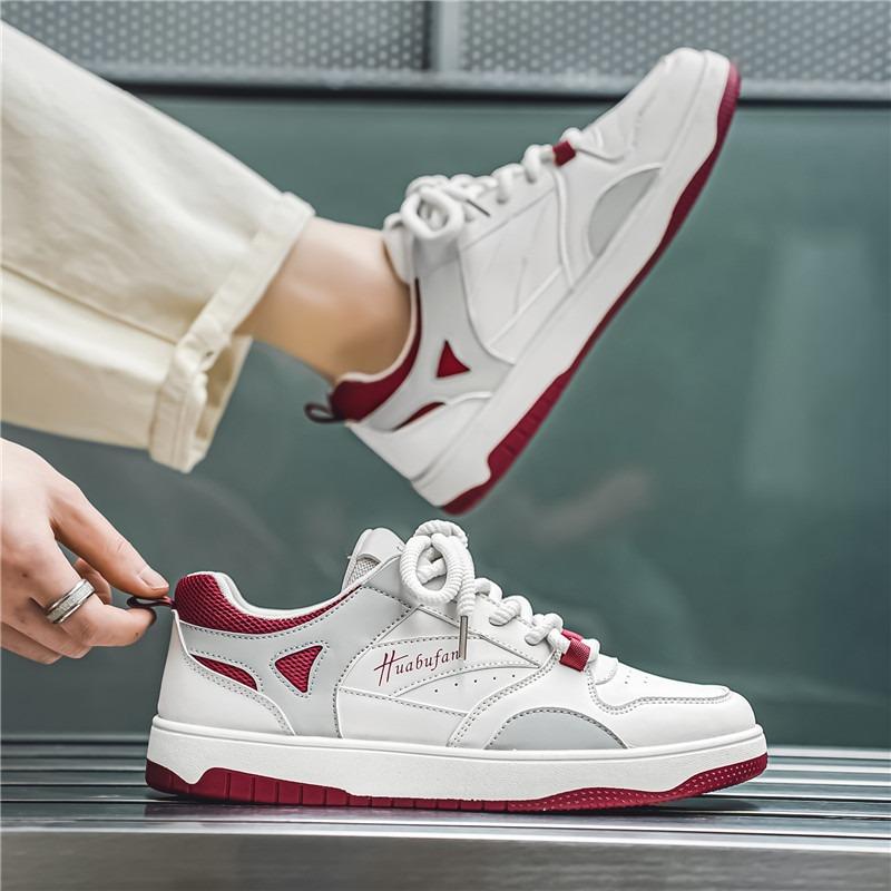 Fashion Men's Fashion Casual Sneakers Non Slip Comfortable Running Shoe Men's Flat Bottomed Breathable Vulcanized Shoe Zapatillas Hombre