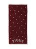 Gelato Pique Heart Logo JQD Face Towel PWGG254568 Red F Women's