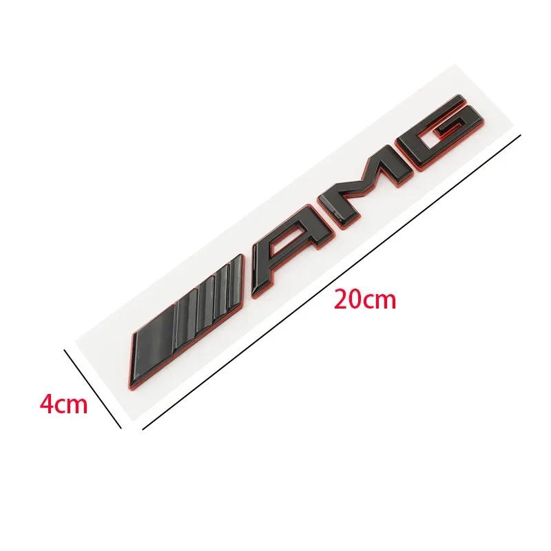 Samolepka na auto 2024 Nová 3D ABS Zadní víko kufru auta Samolepka s písmeny AMG Pro Mercedes Benz AMG A B C E G CLA C63S E53 GT SLK W176 W2