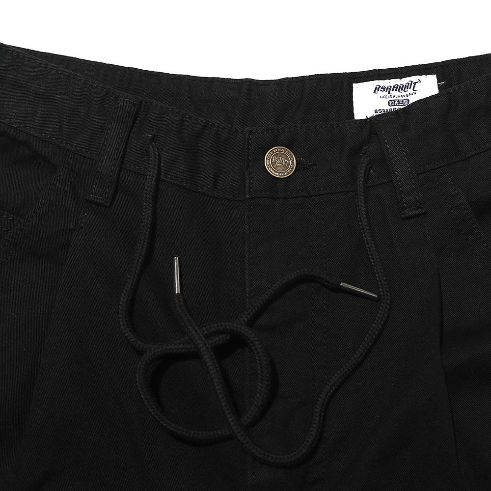 Bieseulaebis Mid 90 Baggy Cotton Pants Black