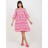 Bestseller-Kleid für Damen im Sommer – Übergroßes, lässiges Swing-Kleid mit V-Ausschnitt