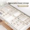 Retractable Kitchen Drawer Divider and Organizer for Cutlery, Cosmetics, and Cabinet Shelves