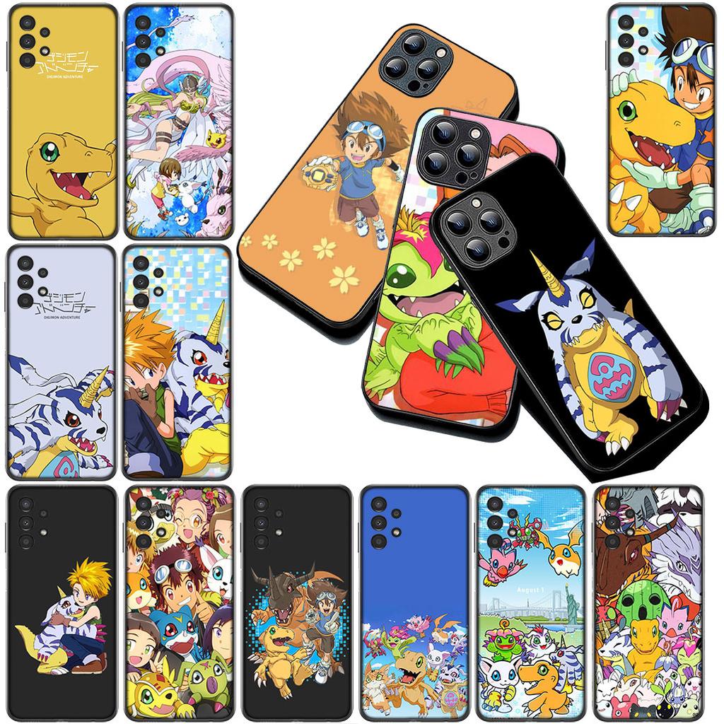 for Samsung Galaxy S24 S25 S23 FE Ultra Plus S7 Edge S25+ S23+ A56 5G Phone Case Digimons Adventure Digitals Digitals Monster