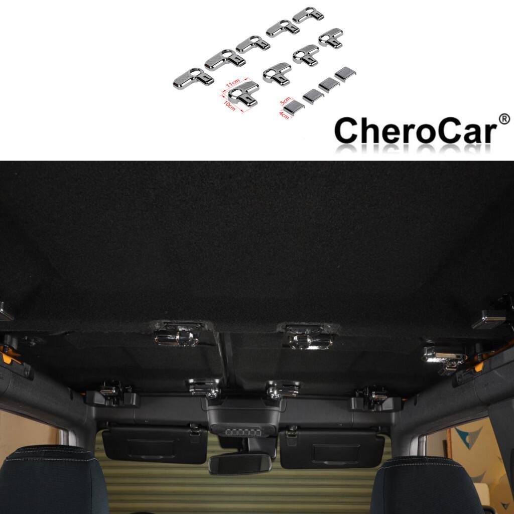 13x Hardtop Release Switch Open Cover Roof Remove Trim for Bronco +  Silver