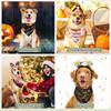 20 Pieces Dog Bandanas Holiday Pet Costume Accessories Adjustable Dog Headbands for Easter Large Pet Scarf Costume Supplies
