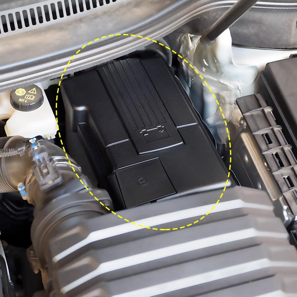 Vodotěsný kryt krytu autobaterie Kryty záporných elektrod pro Volkswagen VW Tiguan 2016-2018 Škoda Kodiaq Příslušenství