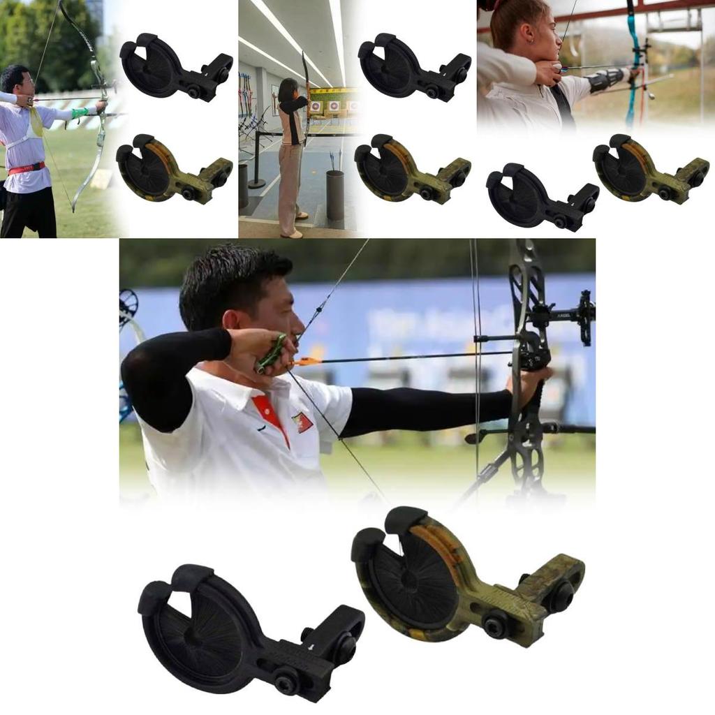 Traditional Bow Arrow Rest With Alloy And Brush Material For Archery Practice And Hunting