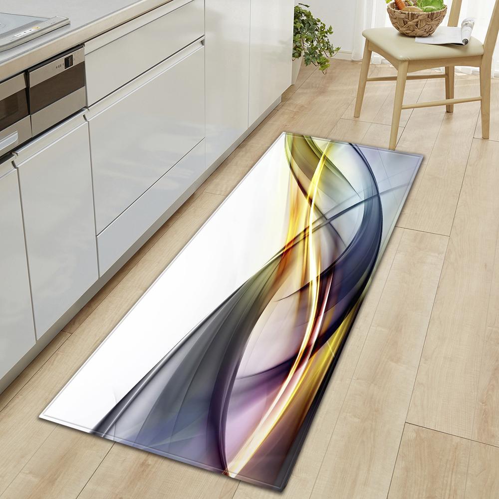 Kitchen Mat Entry Door Mat Living Room Bedroom Floor Carpet Corridor Bathroom Door Non-slip Floor Mat