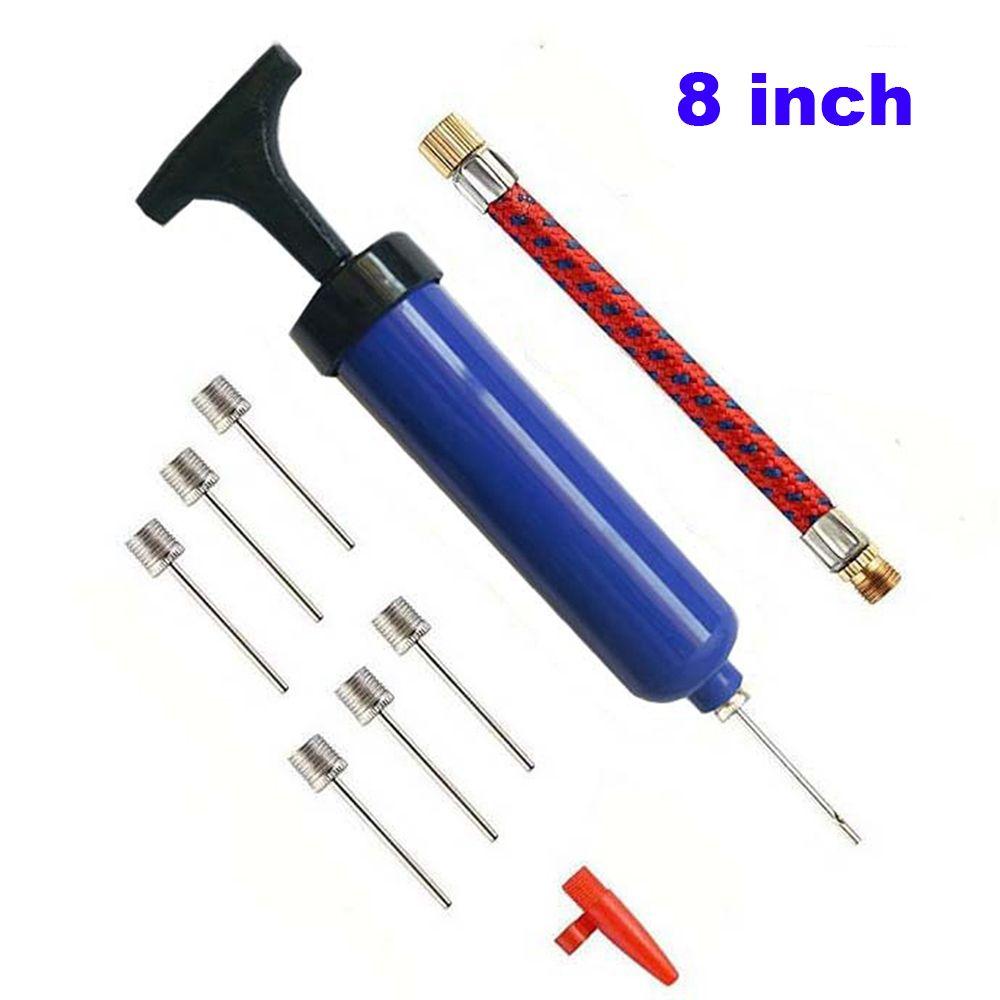 Flexible Hose Basketball Football Soccer Balloon Inflatable Air Needle Ball Pump Inflator Air Pump