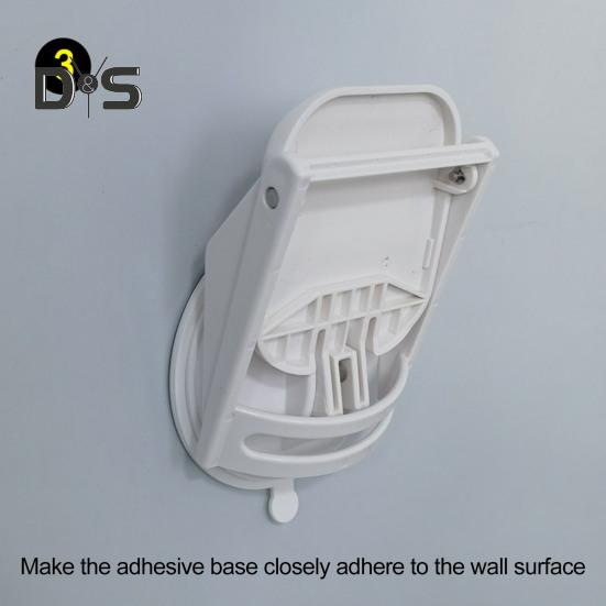 Pedal de banheiro com altura ajustável, design de ventosa sem furadeira, pedal largo antiderrapante, apoio para os pés de chuveiro que economiza espaço