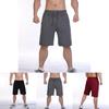 Soft Casual Drawstring Mens Shorts Plain Athletic Running Training Bottoms