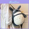Niedlicher Plüsch-Cartoon-Rucksack für Mädchen, große Größe mit liebenswertem Doppelschulter-Drachenkatzen-Design