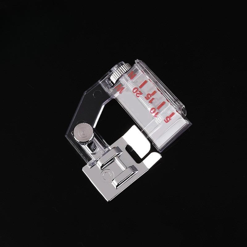 

1 шт. Багатофункціональна сумка на блискавці Тканинна смужка Лапка-притискач, Аксесуар для домашньої електричної швейної машини, Шиття DIY Обкантовка Блискавка Універсальна притискна лапка