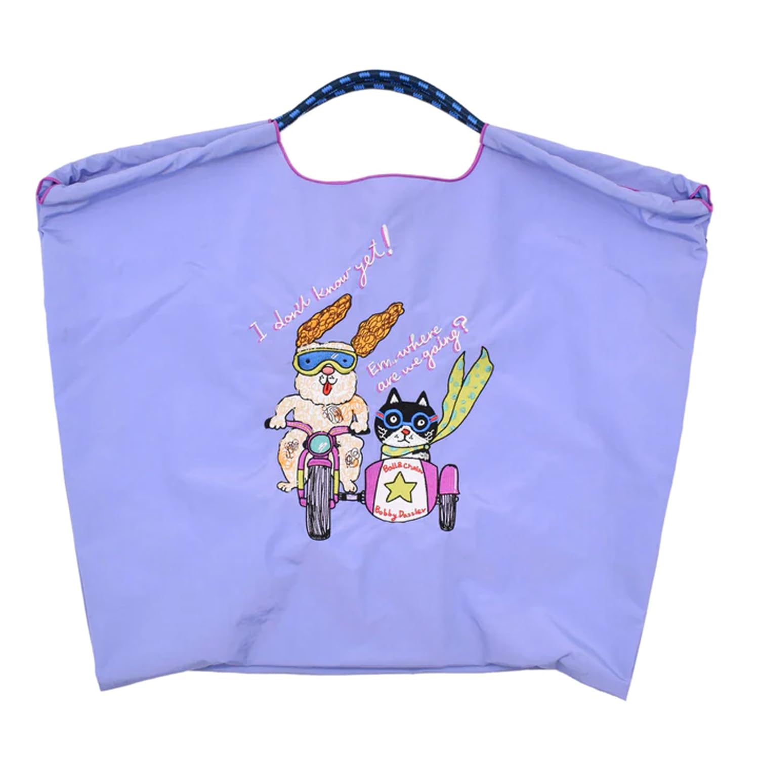 

Ball and Chain Genuine L Size Dog Bike Shopping Bag 322104 [Ball & Chain] B.BIKE (LAVENDER, L)