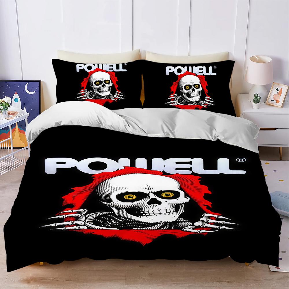 

Fashion P-Powell P-Peralta Duvet Cover Set Soft Wash Bed 3 Piece Summer Comfortable Student Dormitory Home Baby Bedding Best 135x200cm