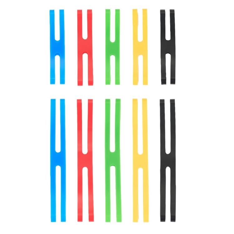 5Pcs Elastic H Bands Strap for Book Binding, Art Projects and Outdoor Multicolors Silicone Rubber Bands H Bands, 2 Size