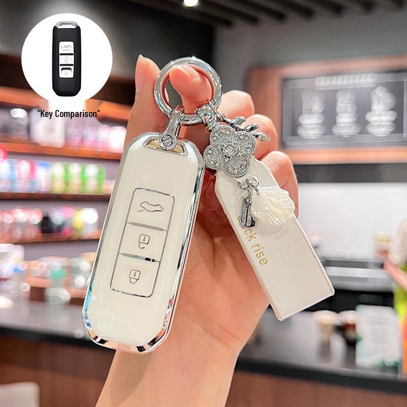 Baojun 560/530/510/730/310w/E100/E200 Car Key Cover - Protective Case with Buckle for Men & Women