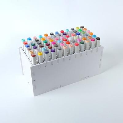 Nieuwe PVC Kunst Marker Standaard 72/120/180/240 Vakjes Meerdere Sleuven Marker Pen Houder Grote Capaciteit Markeerpen Opbergdoos Huis Kantoor