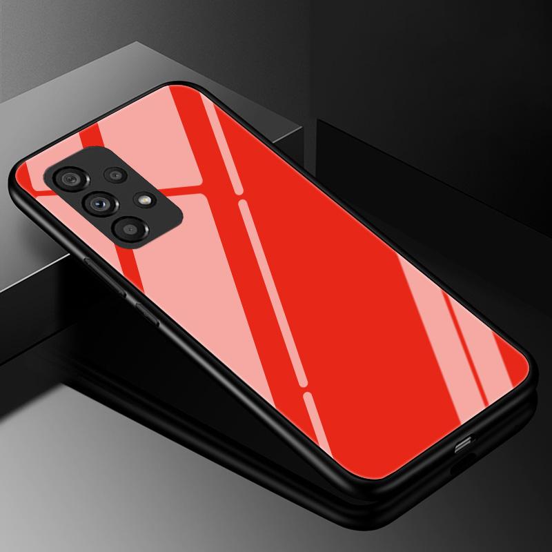Gradient Tempered Glass Case For Samsung Galaxy S23 S22 Ultra S21 FE S20 S10 5G S10e S8 S9 Plus S7 Edge Protective Glass Cover