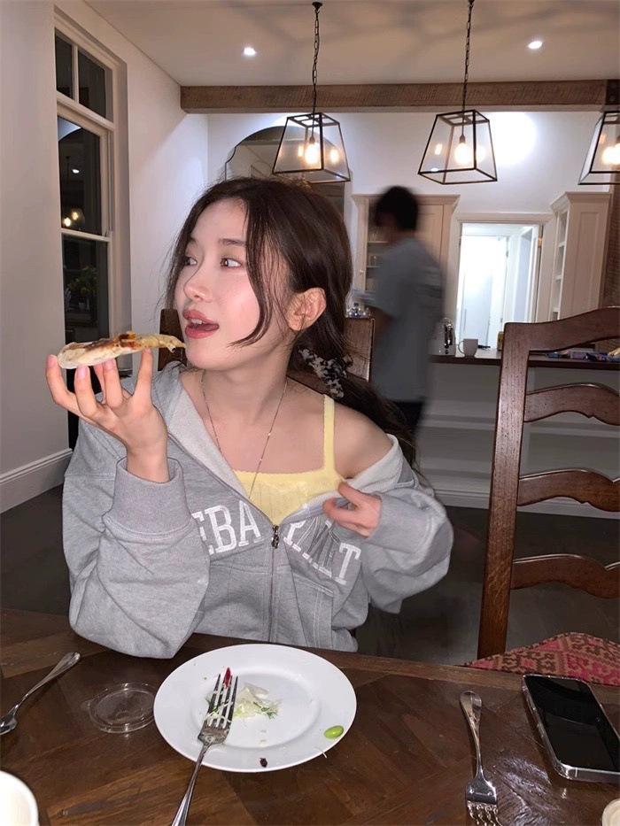 Bestickte Buchstabe H Damen Zip-Up Hoodie Jacke - Herbst 2025 Kollektion