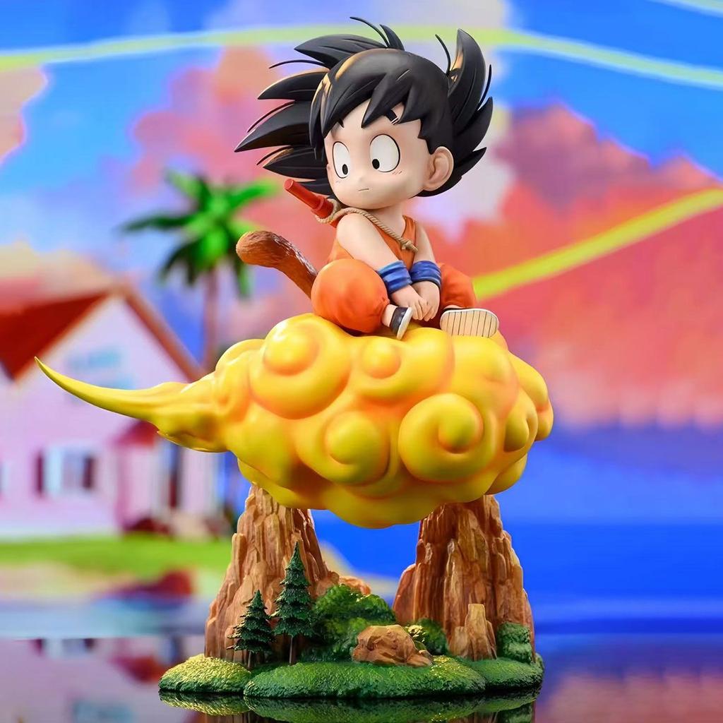 Hot Sale Dragon Ball Kintoun Goku 21cm/8.27inch Figure Kid Goku Pvc Anime Action Figures Decoration Collection Model Toys Gifts